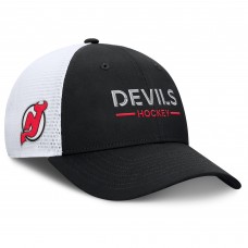 Бейсболка New Jersey Devils Fanatics Black/White Authentic Pro Rink Lockup