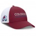 Бейсболка Colorado Avalanche Fanatics Burgundy/White Authentic Pro Rink Lockup