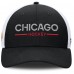 Бейсболка Chicago Blackhawks Fanatics Black/White Authentic Pro Rink Lockup