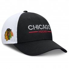 Бейсболка Chicago Blackhawks Fanatics Black/White Authentic Pro Rink Lockup Бейсболка Chicago Blackhawks Fanatics Black/White Authentic Pro Rink Lockup