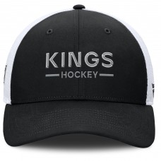 Бейсболка Los Angeles Kings Fanatics Black/White Authentic Pro Rink Lockup