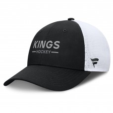 Бейсболка Los Angeles Kings Fanatics Black/White Authentic Pro Rink Lockup