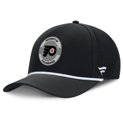 Бейсболка Philadelphia Flyers Fanatics Black Authentic Pro Rink