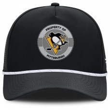Бейсболка Pittsburgh Penguins Fanatics Black Authentic Pro Rink