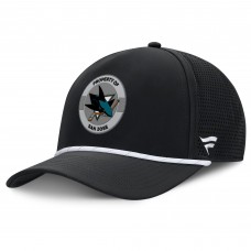 Бейсболка San Jose Sharks Fanatics Black Authentic Pro Rink
