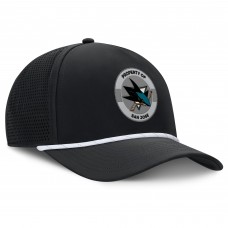 Бейсболка San Jose Sharks Fanatics Black Authentic Pro Rink