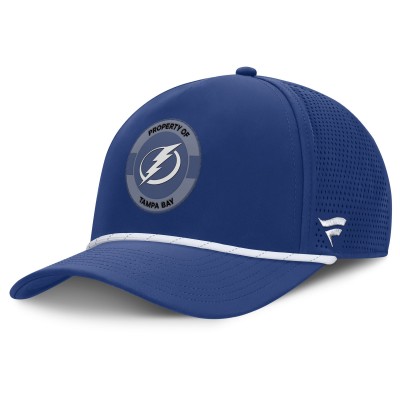 Бейсболка Tampa Bay Lightning Fanatics Blue Authentic Pro Rink