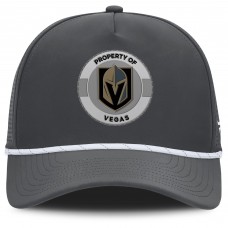 Бейсболка Vegas Golden Knights Fanatics Charcoal Authentic Pro Rink