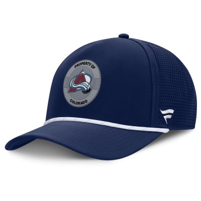 Бейсболка Colorado Avalanche Fanatics Navy Authentic Pro Rink