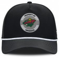 Бейсболка Minnesota Wild Fanatics Black Authentic Pro Rink