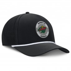 Бейсболка Minnesota Wild Fanatics Black Authentic Pro Rink