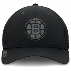 Бейсболка Boston Bruins Fanatics Black Authentic Pro Road