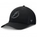 Бейсболка Tampa Bay Lightning Fanatics Black Authentic Pro Road