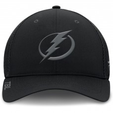 Бейсболка Tampa Bay Lightning Fanatics Black Authentic Pro Road