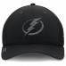 Бейсболка Tampa Bay Lightning Fanatics Black Authentic Pro Road
