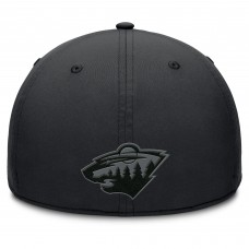 Бейсболка Minnesota Wild Fanatics Black Authentic Pro Road Team Code