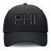 Бейсболка Philadelphia Flyers Fanatics Black Authentic Pro Road Team Code