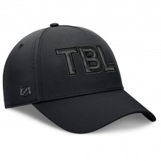 Бейсболка Tampa Bay Lightning Fanatics Black Authentic Pro Road Team Code