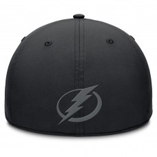 Бейсболка Tampa Bay Lightning Fanatics Black Authentic Pro Road Team Code
