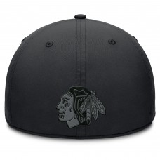 Бейсболка Chicago Blackhawks Fanatics Black Authentic Pro Road Team Code Бейсболка Chicago Blackhawks Fanatics Black Authentic Pro Road Team Code