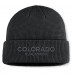 Шапка Colorado Avalanche Fanatics Black Authentic Pro Road Cuffed Knit
