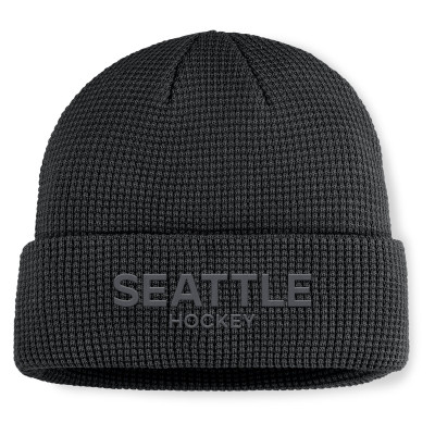 Шапка Seattle Kraken Fanatics Black Authentic Pro Road