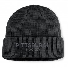 Шапка Pittsburgh Penguins Fanatics Black Authentic Pro Road Cuffed Knit