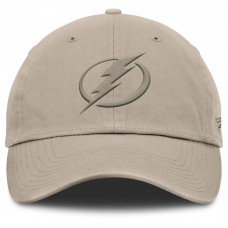 Бейсболка Tampa Bay Lightning Fanatics Tan Authentic Pro Road
