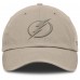 Бейсболка Tampa Bay Lightning Fanatics Tan Authentic Pro Road