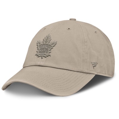 Бейсболка Toronto Maple Leafs Fanatics Tan Authentic Pro Road