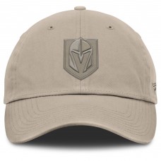 Бейсболка Vegas Golden Knights Fanatics Tan Authentic Pro Road