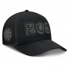 Бейсболка Boston Bruins Fanatics Black Authentic Pro Road Team Code Trucker