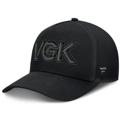 Бейсболка Vegas Golden Knights Fanatics Black Authentic Pro Road Team Code Trucker