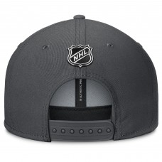 Бейсболка Vegas Golden Knights Fanatics Charcoal Authentic Pro Rink Lockup