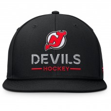 Бейсболка New Jersey Devils Fanatics Black Authentic Pro Rink Lockup
