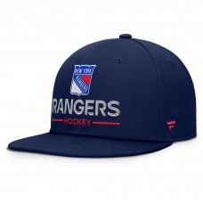 New York Rangers Fanatics Navy Authentic Pro Rink Lockup Snapback Hat New York Rangers Fanatics Navy Authentic Pro Rink Lockup Snapback Hat