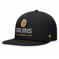 Бейсболка Boston Bruins Fanatics Black Authentic Pro Rink Lockup