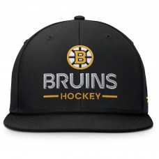 Бейсболка Boston Bruins Fanatics Black Authentic Pro Rink Lockup