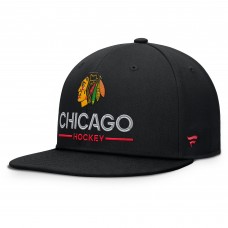 Бейсболка Chicago Blackhawks Fanatics Black Authentic Pro Rink Lockup Бейсболка Chicago Blackhawks Fanatics Black Authentic Pro Rink Lockup
