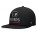 Philadelphia Flyers Fanatics Black Authentic Pro Rink Lockup Snapback Hat