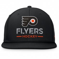 Philadelphia Flyers Fanatics Black Authentic Pro Rink Lockup Snapback Hat