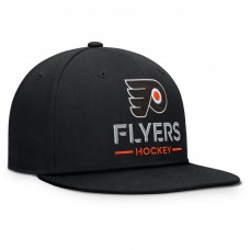 Philadelphia Flyers Fanatics Black Authentic Pro Rink Lockup Snapback Hat