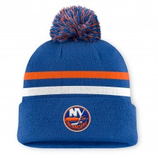 Шапка с помпоном New York Islanders Fanatics Royal Authentic Pro Rink Шапка с помпоном New York Islanders Fanatics Royal Authentic Pro Rink