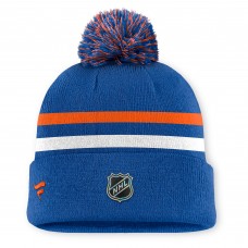 Шапка с помпоном New York Islanders Fanatics Royal Authentic Pro Rink Шапка с помпоном New York Islanders Fanatics Royal Authentic Pro Rink
