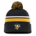 Шапка с помпоном Pittsburgh Penguins Fanatics Black Authentic Pro Rink Шапка с помпоном Pittsburgh Penguins Fanatics Black Authentic Pro Rink