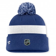 Шапка с помпоном Tampa Bay Lightning Fanatics Blue Authentic Pro Rink