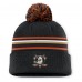 Шапка с помпоном Anaheim Ducks Fanatics Black Authentic Pro Rink