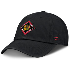 Женская бейсболка Chicago Blackhawks Fanatics Black Authentic Pro Rink