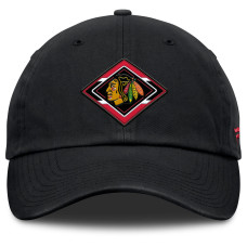 Женская бейсболка Chicago Blackhawks Fanatics Black Authentic Pro Rink