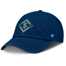 Женская Бейсболка Seattle Kraken Fanatics Deep Sea Blue Authentic Pro Rink